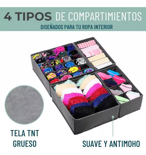 Organizador Ropa Interior 4 en 1